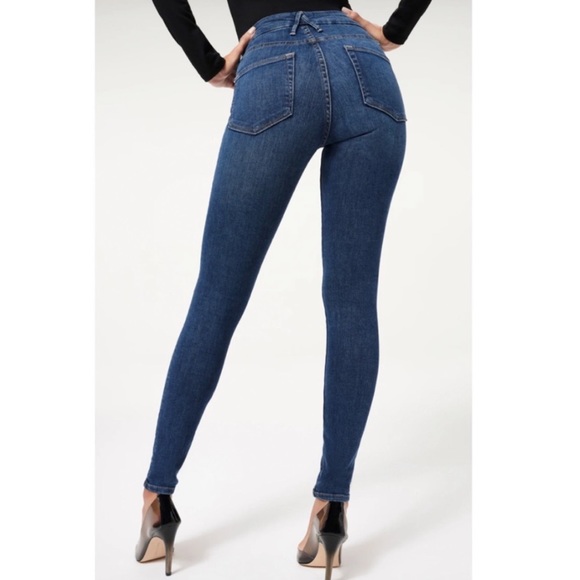 Good American Good Legs Slim Fit High Rise Jeans - Picture 6 of 10